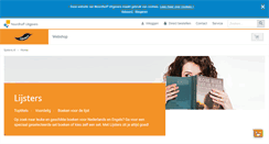 Desktop Screenshot of lijsters.nl